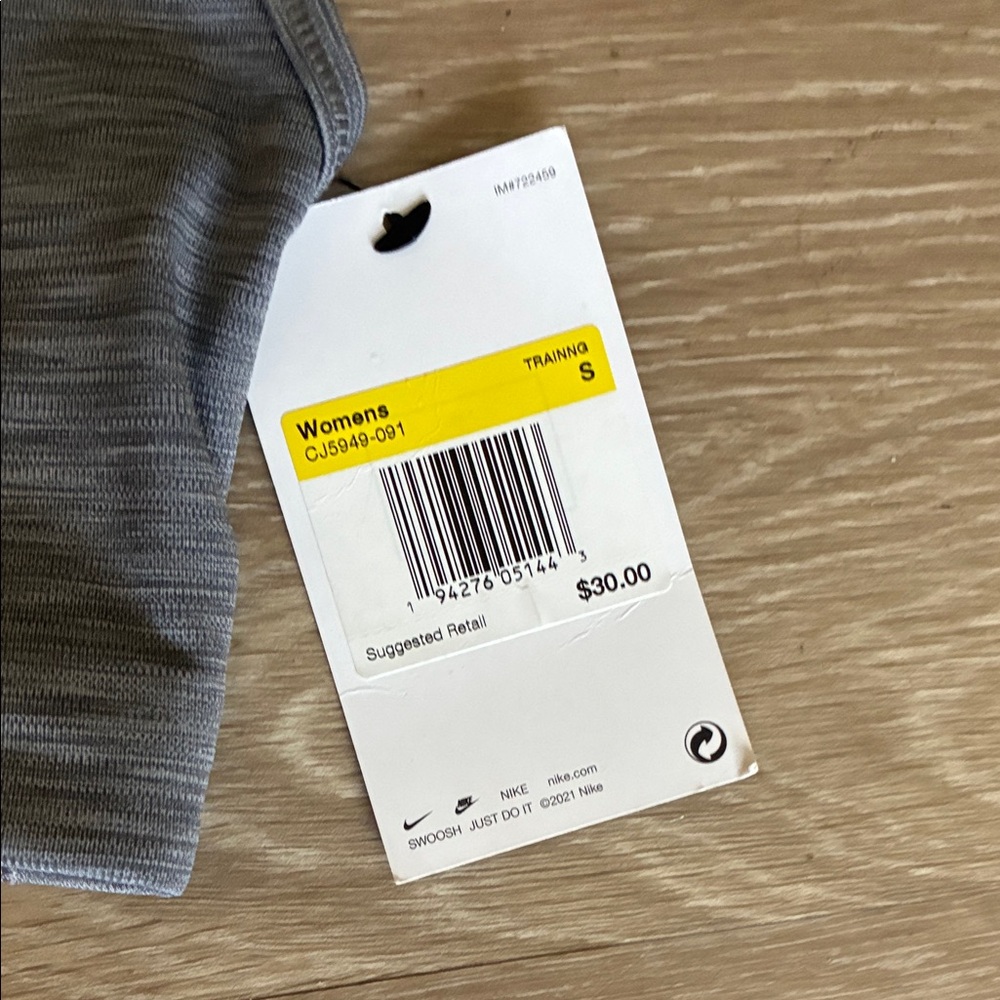 Nike Grey Racerback Sports Bra with BCTC and Swoosh - Picture 2 of 2